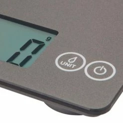 Escali Arti Glass Digital Scale, Gray Storm 9 Escali Arti Glass Digital Scale, Gray Storm -Scales Sales 2022 157GS Arti Glass Kitchen Scale CLOSE UP