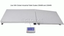 Global Industrial™ Ramp For 4'x4' Pallet Scales, 48"Lx36"Wx4"H, 10,000 lb Capacity -Scales Sales 2022 236466 2wco