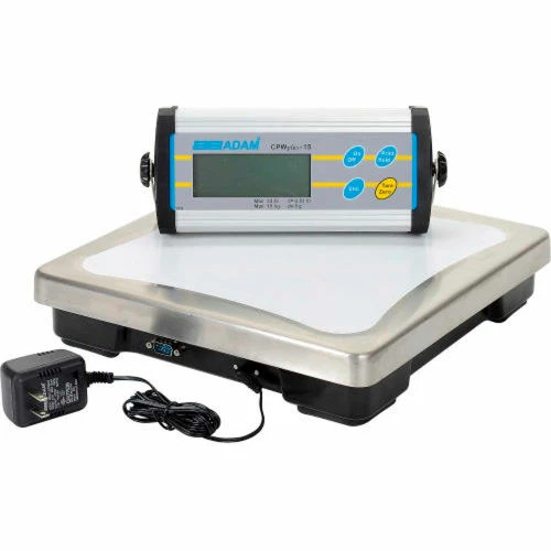 Adam Equipment CPWplus 15 Digital Bench Scale 33lb x 0.01lb 11-13/16" x 11-13/16" Platform 3 Adam Equipment CPWplus 15 Digital Bench Scale 33lb x 0.01lb 11-13/16" x 11-13/16" Platform