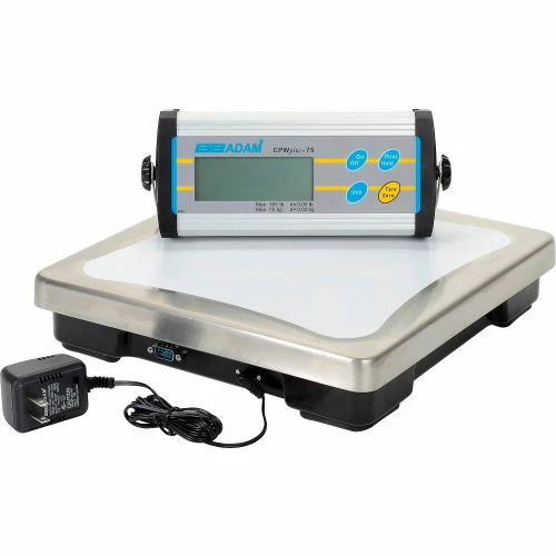 Adam Equipment CPWplus 75 Digital Bench Scale 165lb x 0.05lb 11-13/16" x 11-13/16" Platform 3 Adam Equipment CPWplus 75 Digital Bench Scale 165lb x 0.05lb 11-13/16" x 11-13/16" Platform