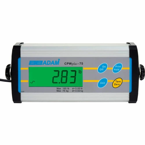 Adam Equipment CPWplus 75 Digital Bench Scale 165lb x 0.05lb 11-13/16" x 11-13/16" Platform 6 Adam Equipment CPWplus 75 Digital Bench Scale 165lb x 0.05lb 11-13/16" x 11-13/16" Platform - Image 4