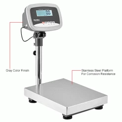 Global Industrial™ Industrial Bench & Floor Scale With LCD Indicator, 330 lb x 0.1 lb -Scales Sales 2022 244241IN 1wco