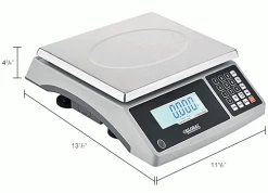 Global Industrial™ Electronic Counting Scale, 60 lb. Capacity x .002 lb Readability -Scales Sales 2022 244280IN dim