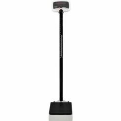 Global Industrial™ Digital Physician Scale w/ Height Rod, 600 Lb Capacity, 10-5/8"L x 14-3/4"W -Scales Sales 2022 318503 02