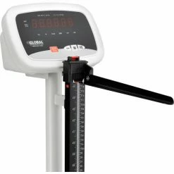 Global Industrial™ Digital Physician Scale w/ Height Rod, 600 Lb Capacity, 10-5/8"L x 14-3/4"W -Scales Sales 2022 318503 07