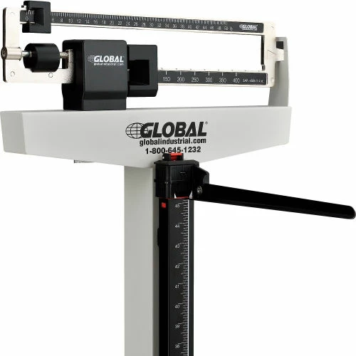Global Industrial Physician Beam Scale w/ Height Rod, 450 Lb Capacity, 10-7/8"L x 14-13/16"W 10 Global Industrial Physician Beam Scale w/ Height Rod, 450 Lb Capacity, 10-7/8"L x 14-13/16"W - Image 8