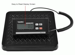 Global Industrial™ Digital Shipping Scale With AC Adapter/USB Port, 400 lb x 0.5 lb -Scales Sales 2022 318513IN 4wco