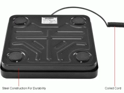 Global Industrial™ Digital Shipping Scale With AC Adapter/USB Port, 400 lb x 0.5 lb -Scales Sales 2022 318513IN 8wco