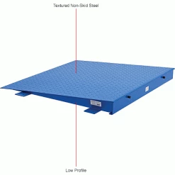 Global Industrial™ Ramp For 4'x4' NTEP Pallet Scale, 40"Lx48"Wx4-3/16"H, 10,000 lb Capacity -Scales Sales 2022 412229IN 1wco