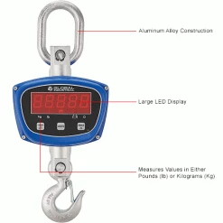 Global Industrial LED Digital Crane Scale w/ Remote, 3,000 lb x 1 lb 15 Global Industrial LED Digital Crane Scale w/ Remote, 3,000 lb x 1 lb -Scales Sales 2022 412649IN 1wco