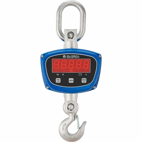 Global Industrial LED Digital Crane Scale w/ Remote, 3,000 lb x 1 lb 4 Global Industrial LED Digital Crane Scale w/ Remote, 3,000 lb x 1 lb - Image 2