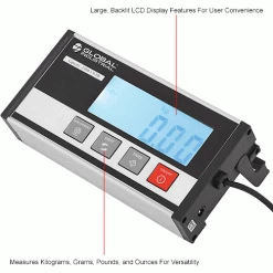 Global Industrial™ Digital Compact Bench Scale, LCD Display, 165 lb x 0.05 lb -Scales Sales 2022 412660IN 2wco
