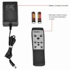 Global Industrial™ Digital Crane Scale with Remote 2000 lbs x 1 lbs -Scales Sales 2022 795871IN 5wco