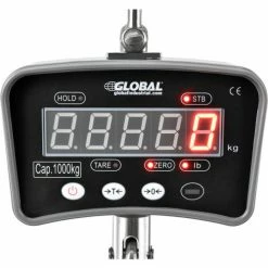 Global Industrial™ Digital Crane Scale with Remote 2000 lbs x 1 lbs -Scales Sales 2022 795871 08