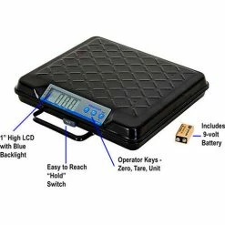 Brecknell GP250-USB Digital Bench Scale with USB Port, 250 x 0.5 lb, 12-1/2" x 11" Platform -Scales Sales 2022 816965006731 9