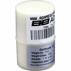 Adam Equipment 100g Cylindrical Weight Stainless Steel ASTM Class 0 -Scales Sales 2022 ASTM0 100g caseclose F