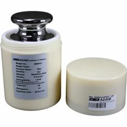 Adam Equipment 5000g Cylindrical Weight Stainless Steel ASTM Class 3 -Scales Sales 2022 ASTM3 5000g caseopen F