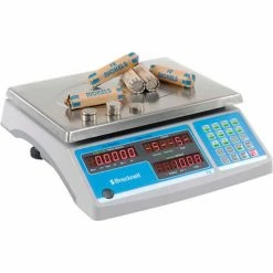 Brecknell Digital Counting & Coin Scale 60lb x 0.002lb, 11-1/2" x 8-3/4" Platform