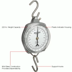 Brecknell 235-6M Hanging Scale, 220lb x 1lb -Scales Sales 2022 B346222 1wco