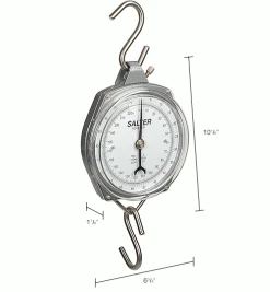 Brecknell 235-6M Hanging Scale, 220lb x 1lb -Scales Sales 2022 B346222 dim