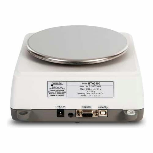 Torbal BTA2100 Digital Balance 2100g x 0.1g 5-7/8" Diameter Platform 8 Torbal BTA2100 Digital Balance 2100g x 0.1g 5-7/8" Diameter Platform - Image 6