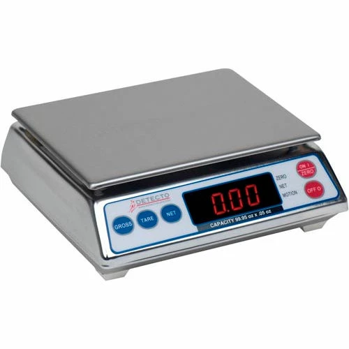 Detecto AP-8 Digital Portion Scale 7.998lb x 0.002lb Stainless Steel 3 Detecto AP-8 Digital Portion Scale 7.998lb x 0.002lb Stainless Steel