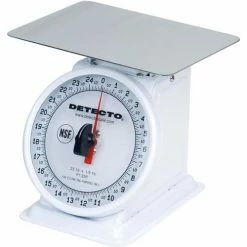 Detecto PT-25-R Top Load Scale 25 x 1/8oz W/ 6" Rotating Dial, 5-3/4" Square Platform