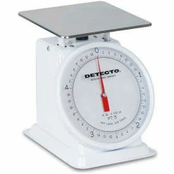 Detecto PT-5 Top Load Scale 5lb x 1/2oz W/ Enamel Finish, 6" Fixed Dial, 5-3/4" Square Platform