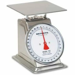 Detecto T-25 Top Load Scale 25lb x 1oz Enamel Finish W/ 8" Fixed Dial, 9" x 9" SS Platform
