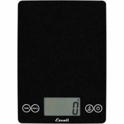 Escali Arti Glass Digital Scale, Black Obsidian -Scales Sales 2022 ESL 157BO