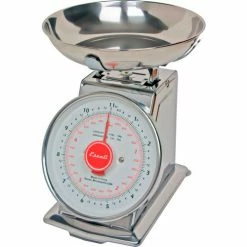 Escali DS115B Mercado Mechanical Dial Scale, 11lb x 1oz/5kg x 20g, Stainless Steel