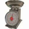 Escali DS21B Mechanical Dial Scale, 2lb x 0.25oz/1kg x 5g, Stainless Steel