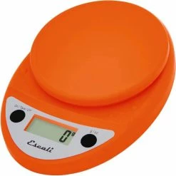 Escali P115PO Primo Compact Digital Scale, 5000 g x 1 g, Orange -Scales Sales 2022 ESL P115PO