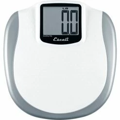 Escali XL200 Digital Bathroom Scale with Extra Large Display, 440lb x 0.2lb/200kg x 0.1kg, White -Scales Sales 2022 ESL XL200