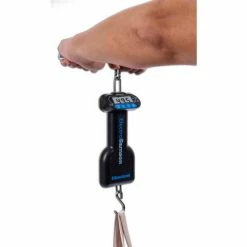 Brecknell ElectroSamson Hand Held Digital Scale, 99 lb x 0.1 lb -Scales Sales 2022 ElectroSamon Hands Holding Right 1