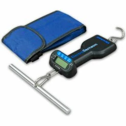 Brecknell ElectroSamson Hand Held Digital Scale, 99 lb x 0.1 lb -Scales Sales 2022 ElectroSamson Bag Angled 1