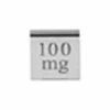 Ohaus® 100mg Cylindrical Weight Stainless Steel OIML Class F1 With NVLAP Certificate