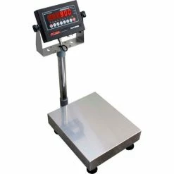 Optima 915 Series NTEP Bench Digital Scale with LED Display 100lb x 0.02lb 12" x 12" Platform -Scales Sales 2022 OP 915 2 1