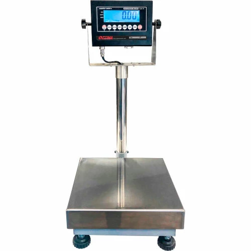 Optima 915 Series NTEP Bench Digital Scale with LCD Display 300lb x 0.05lb 16" x 16" Platform 4 Optima 915 Series NTEP Bench Digital Scale with LCD Display 300lb x 0.05lb 16" x 16" Platform - Image 2