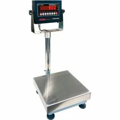 Optima 915 Series NTEP Bench Digital Scale with LED Display 100lb x 0.02lb 12" x 12" Platform -Scales Sales 2022 OP6 OP 915 1212 100LED
