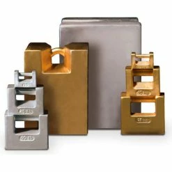 Rice Lake 50lb Grip Handle Weight, Cast Iron, ASTM Class 5 with Traceable Certificate - 12839TC