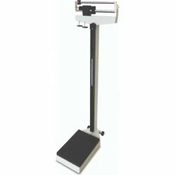 Rice Lake RL-MPS-40 Mechanical Physician Scale with Height Rod, 490 lb x 4 oz