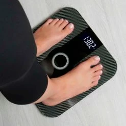 Escali Solar USB Bathroom Scale -Scales Sales 2022 SLR200 Solar USB Bathroom Scale LIFESTYLE 1