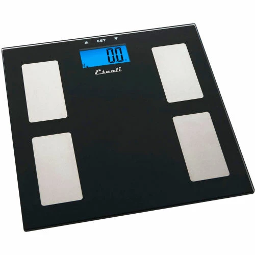 Escali USHM180G Digital Health Monitor Bathroom Scale, 400lb x 0.2lb/180kg x 0.1kg, Glass 5 Escali USHM180G Digital Health Monitor Bathroom Scale, 400lb x 0.2lb/180kg x 0.1kg, Glass - Image 3