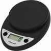 Escali P115CH Primo Compact Digital Scale, 5000 g x 1 g, Black