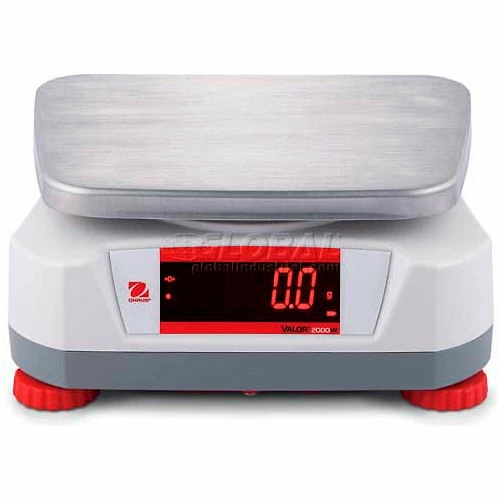 Ohaus® Valor 2000 Compact Bench Digital Scale 3lb x 0.0005lb 7-1/2" x 9-1/2" Platform 4 Ohaus® Valor 2000 Compact Bench Digital Scale 3lb x 0.0005lb 7-1/2" x 9-1/2" Platform - Image 2